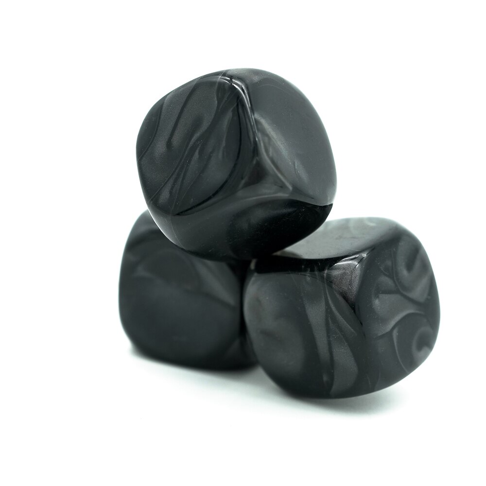 10 pièces dés vierges 16mm dés Standard 6 dés pour jeux de société bricolage dés Cubes d'enseignement