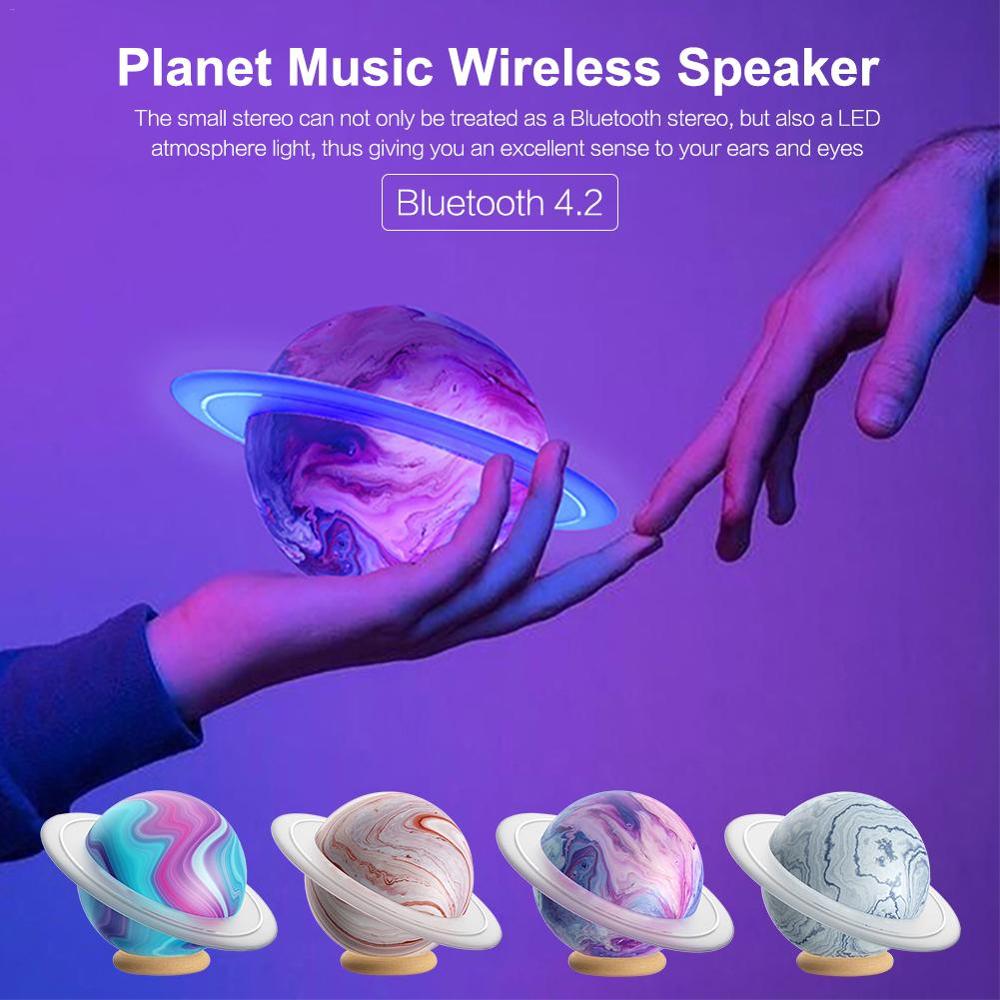 Planet Bluetooth Speaker Wireless Loudspeaker LED Music USB Subwoofer Bluetooth Speakers Mp3 Stereo Audio Music Player