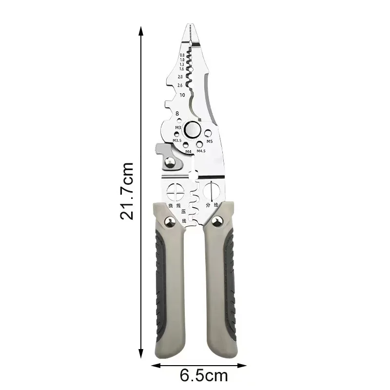 Crimper Kabelschaar Verstelbare automatische draadstripper Multifunctionele striptang Krimptang Terminal Handgereedschap