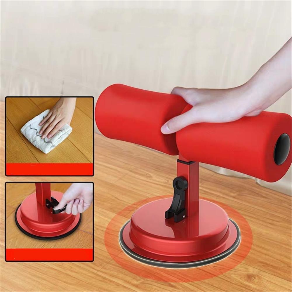 Suction Sit Up Aids T Bar Portable Ankle Support Sit-up Rack for Waist Abdomen Training and Gym Exercise Fitness THANKSLEE