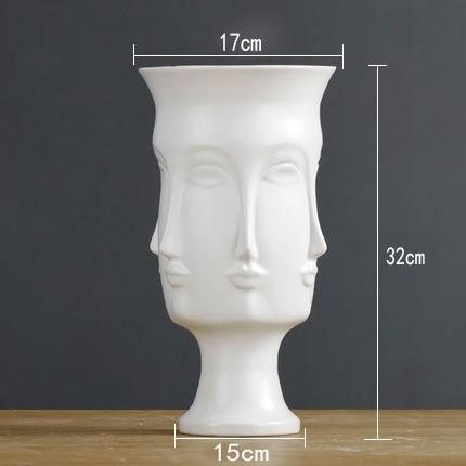 Flower Pots Planters Home Decor Flower Vase Ceramic Decorative Vase Plant Art Flower Pots