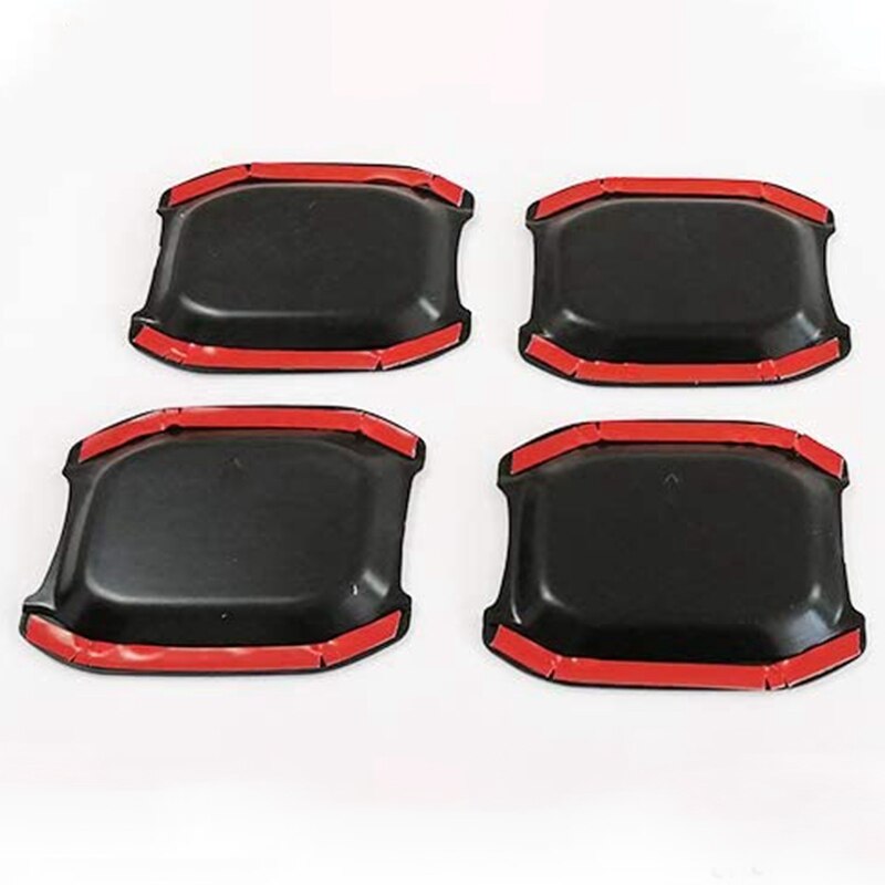 5Psc Deurklink Kom Cover Trim Frame Decor Deurgreep Recess Guard Voor Jeep Wrangler Jl (4 Deur)