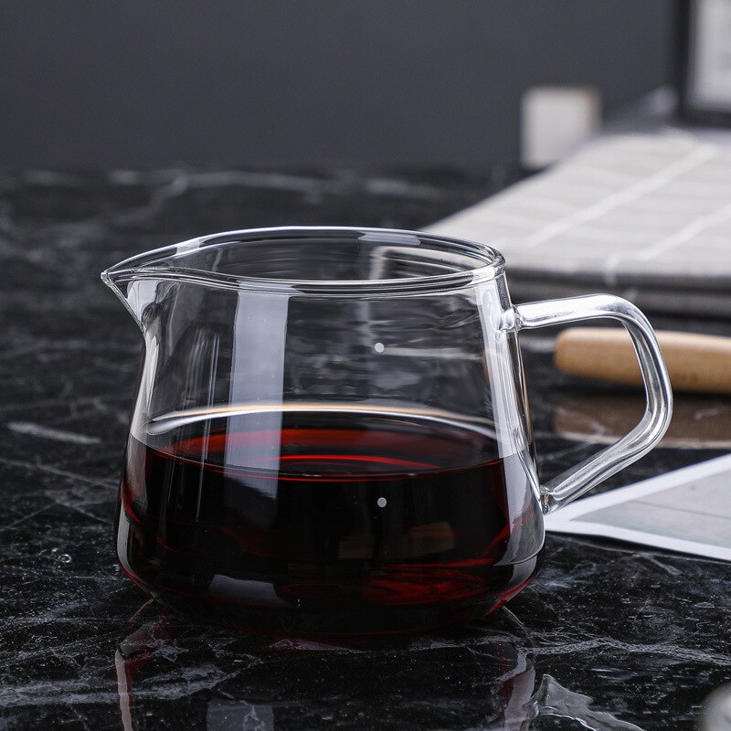 Wood Filter Glass Coffee Sharing Pot Coffee Set Coffee Pot Coffee Filter Cup Filter Paper Glass Coffee Filter