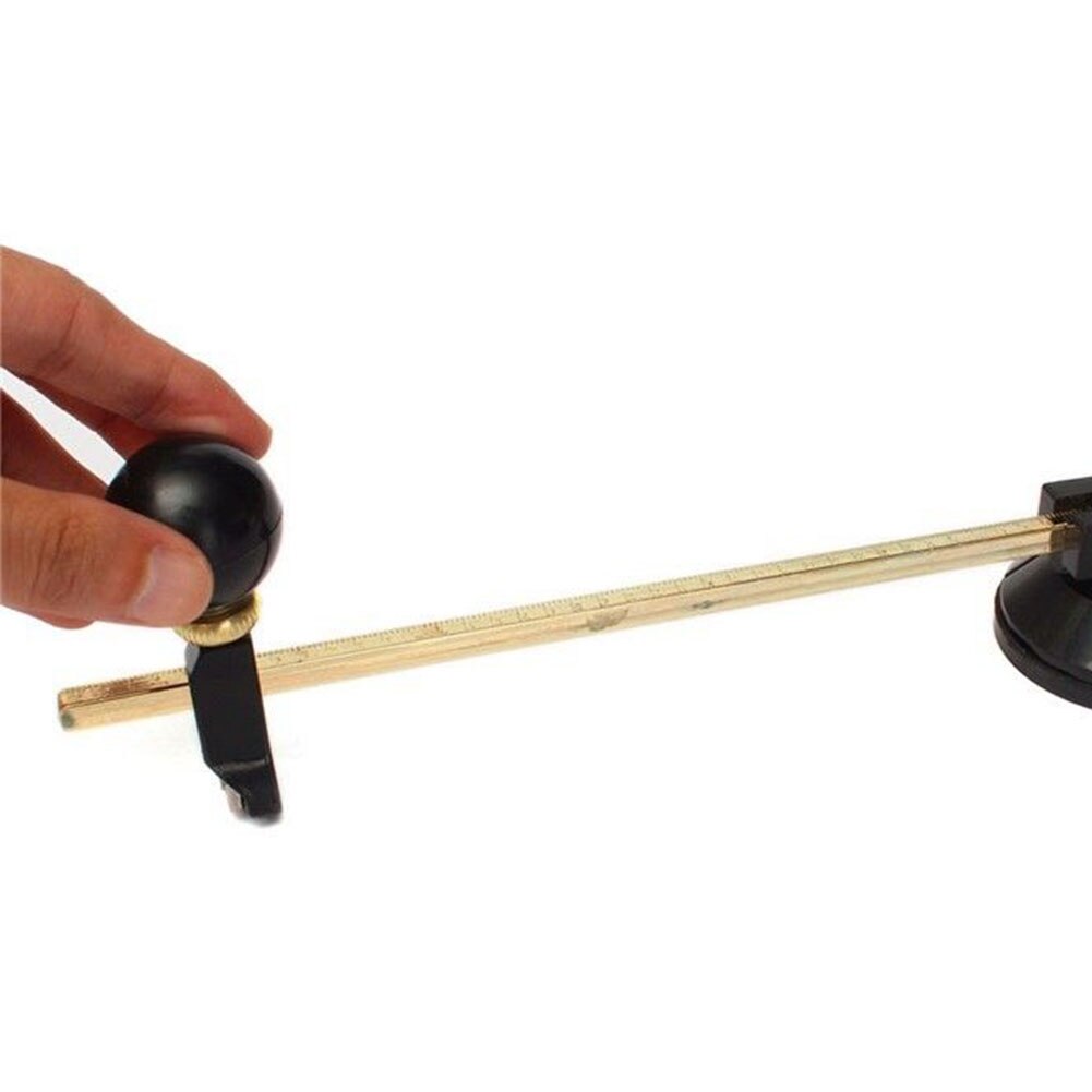 6 Wheels Window Adjustable Suction Cup Glass Cutter Scribe With Scale Knob Construction Tool Circular