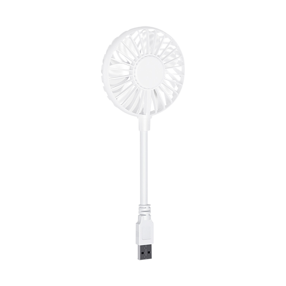 Small Fan Mute Cooling Fan Plug And Play Usb Portable Fan Student Dormitory Cooler Accessories For Power Bank Laptop Pc: WHITE