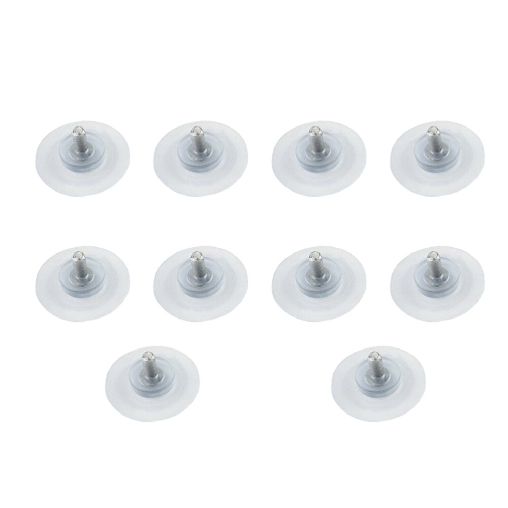 10 stuks zuignappen, stevige anti-botsing pvc met schroef, zuignap ophangkussen, zuignap voor glazen tafel: Default Title