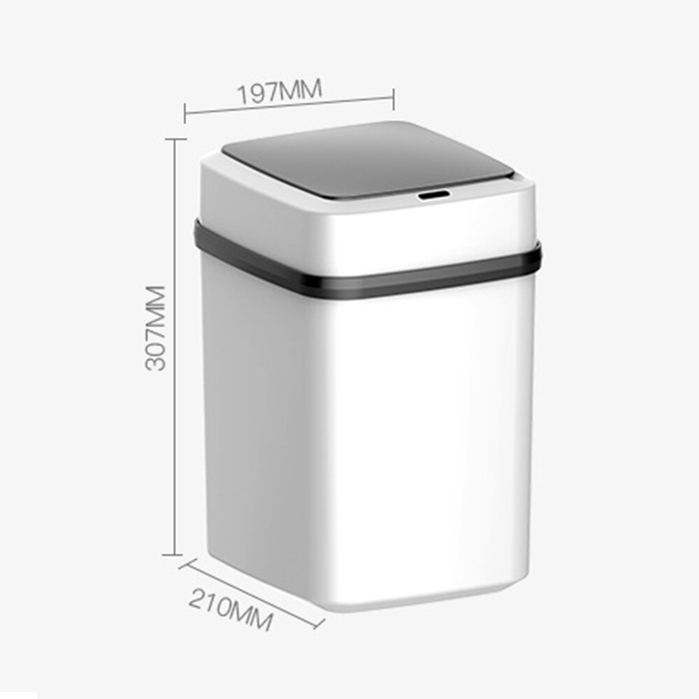 Automatic Touchless Kitchen Trash Can Wide Opening Sensor Eco-friendly Waste Garbage Bin Automatic sensor with lid trash can