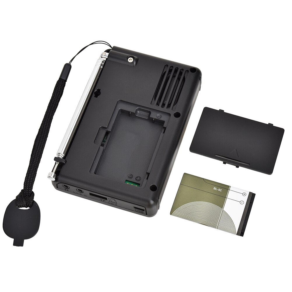 K603 Radio Am Fm Sw Pocket Radio Fm Draagbare Lcd-scherm Bluetooth-Compatibel Pocket Ondersteuning Tf-kaart Usb Recorder radiogram