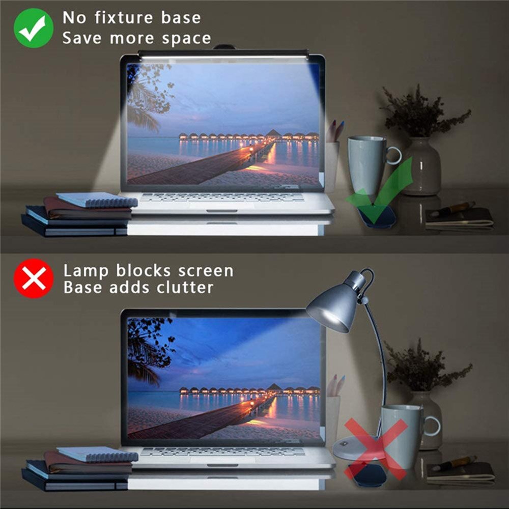 Led Licht Dimbare Usb Screenbar Licht Voor Laptop Computer Pc Monitor Screenbar Opknoping Lichten Lcd Monitor Lamp Lezen Verlichting