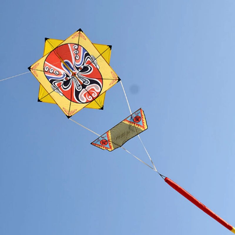 HENGDA KITE Diamond Kite - 1.5m Kite with 15m Line & Handle - Polyester Outdoor Flying Toy