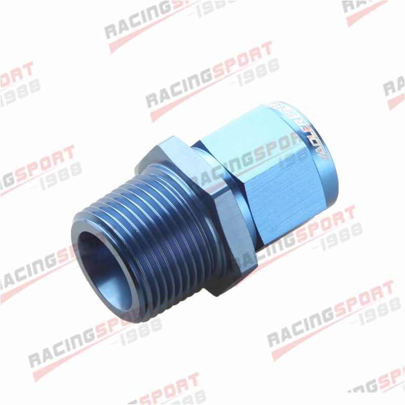 Sovitussovitin kääntyvä  -10an an10 naaras  to 3/4 " npt uros alumiini sininen/musta