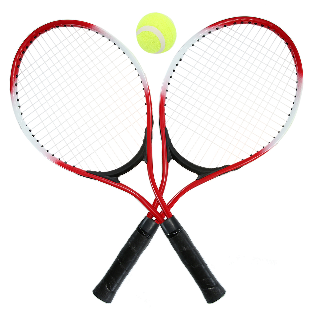 Regail 2Pcs Kids Tennisracket String Tennisrackets Rackets Met 1 Tennisbal En Cover Tas