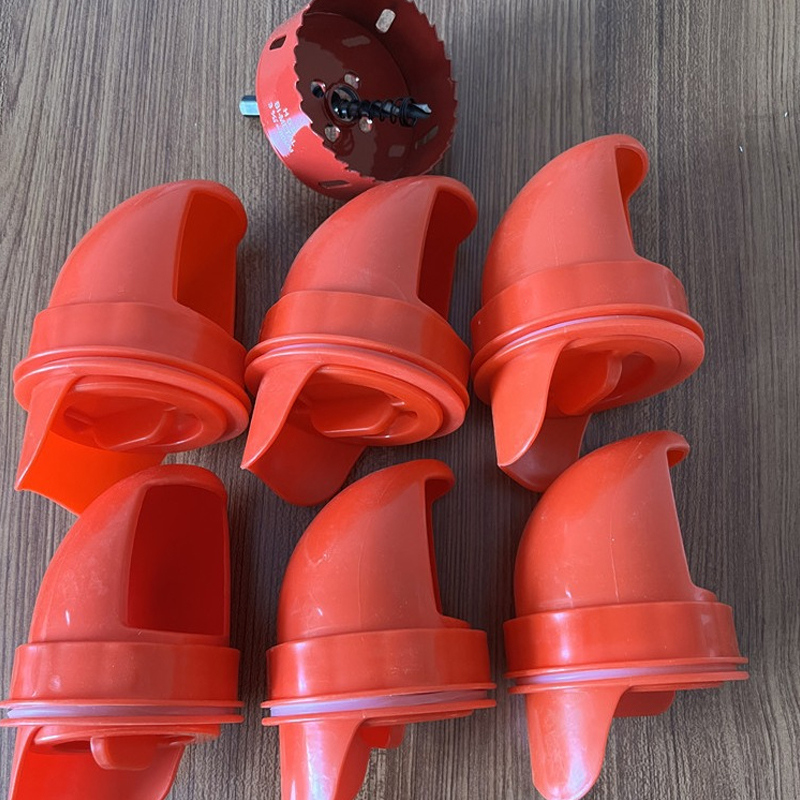 Automatische zwaartekracht kippenvoeder DIY regendicht pluimveevoeder poort verminderen morsen voedsel boerderij kip eend voedsel controller gereedschap