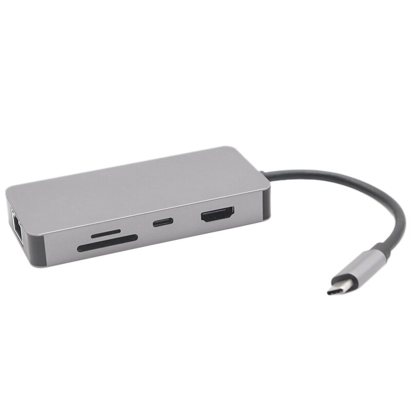 Typ-C Hub Multifunktionale 8-in-1 Docking Bahnhof USB Hub zu HDMI Kartenleser Adapter Hub für PC Laptop: Ursprünglich Titel