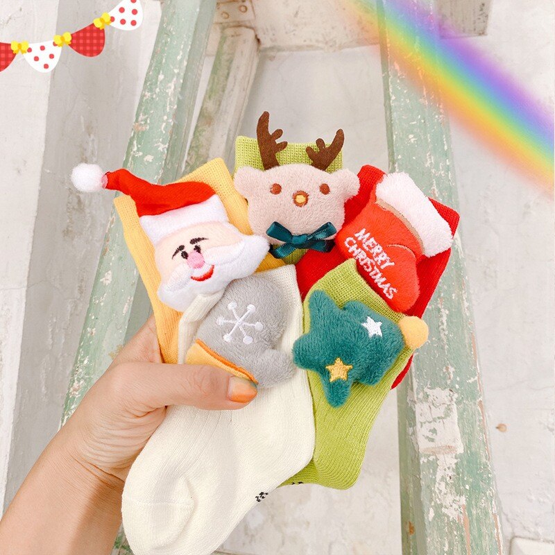 Christmas Newborn Baby Boys Girls Cute Christmas Three-dimensional Hat Decoration Casual Soft Comfortable Cot