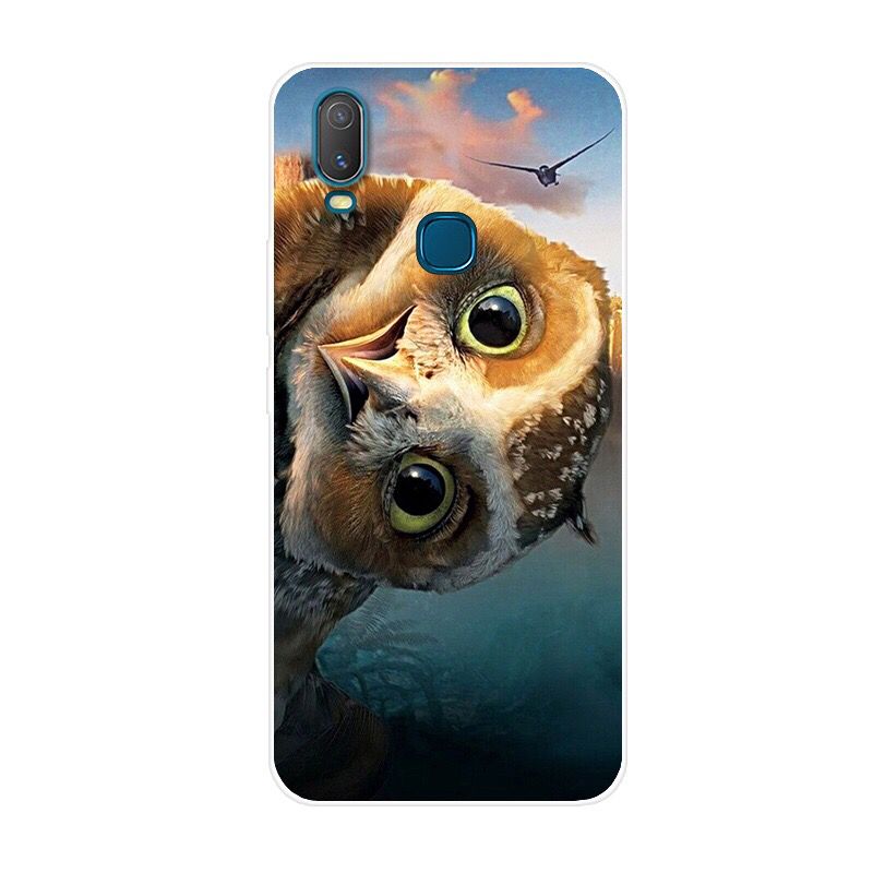 Funda de telefono para Capa VIVO Y11 Funda trasera de silicona para Funda VIVO Y11 suave cubierta de TPU flor: NO.23