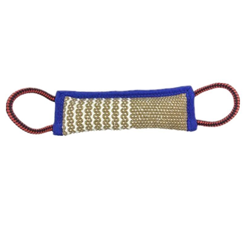 Hond Training Bite Sleepboot Speelgoed Jute Voor Schutzhund Honden Pet Spelen Kauwen Speelgoed Tanden Reinigen Interactieve Speelgoed Met 2 Handgrepen: 50cm