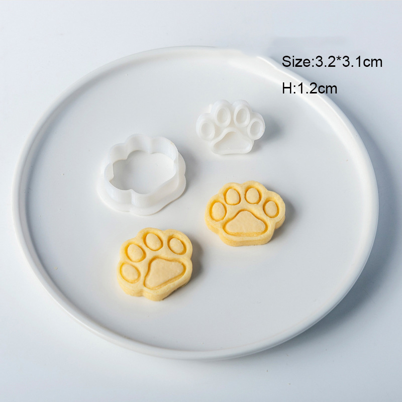 15 Styles Animals Pet Cat Dog Paw Cookie Cutter Mold 3D Cat Biscuits Cutter Sugarcraft Pastry Biscuit Mold Kitchen Baking Tools: E2174