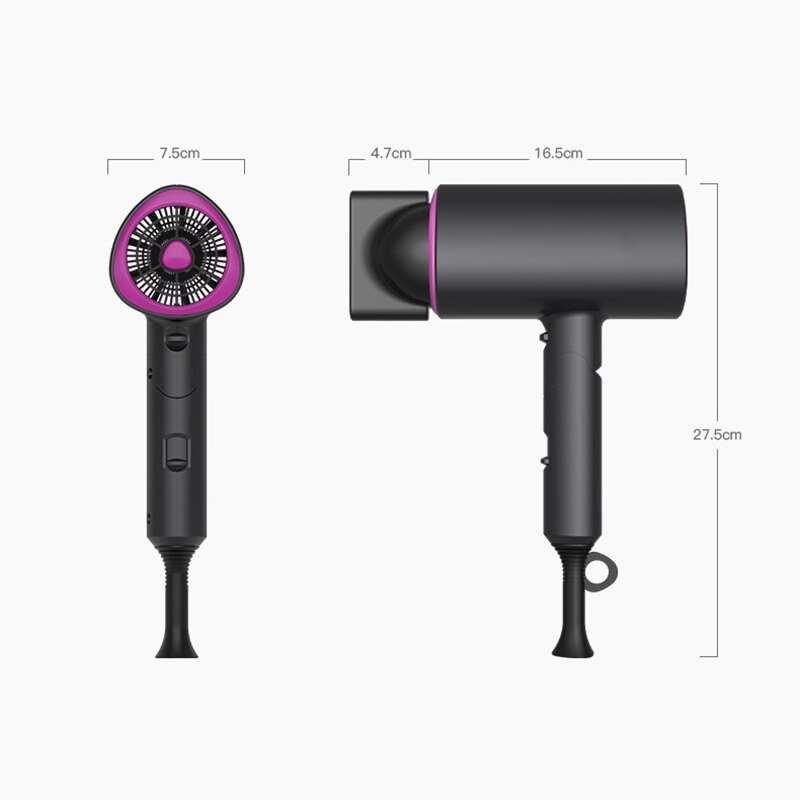 Hair Dryers Electric Salon Hair Dryer Cold Wind Negative Ionic Hair Blow Hairdryer Styling Dryer