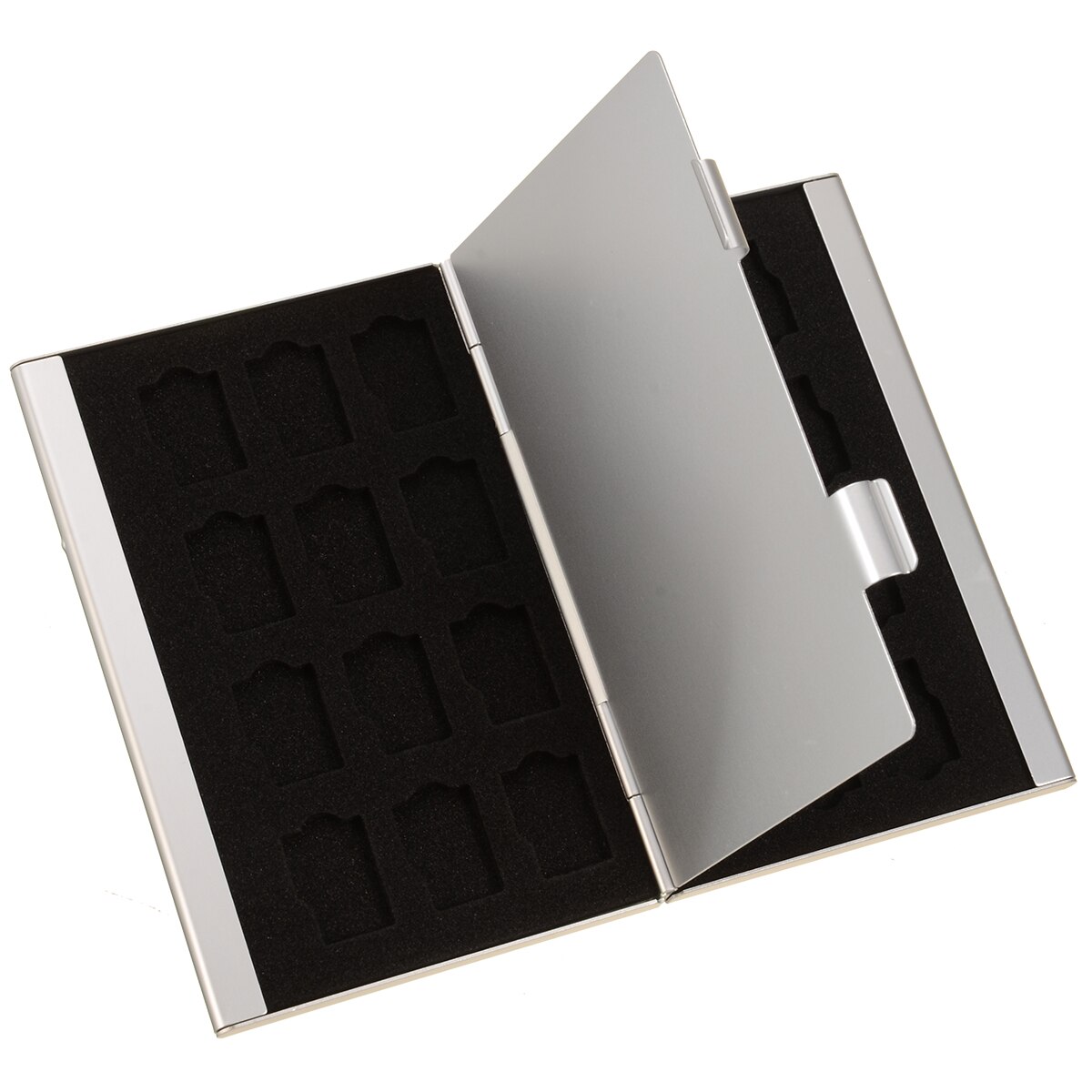 1PC stopu aluminium jednowarstwowa twarda osłona etui na kartę pamięci SD/mikro SD/TF schowek na karty uchwyt ochronny przełącznik ochronny gra