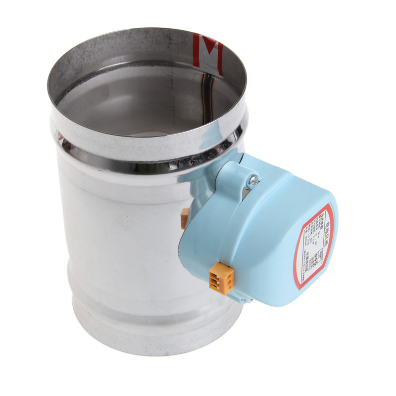 4&quot; 220V AC Stainless Steel Electric Solenoid Valve Damper Tight Water Steam