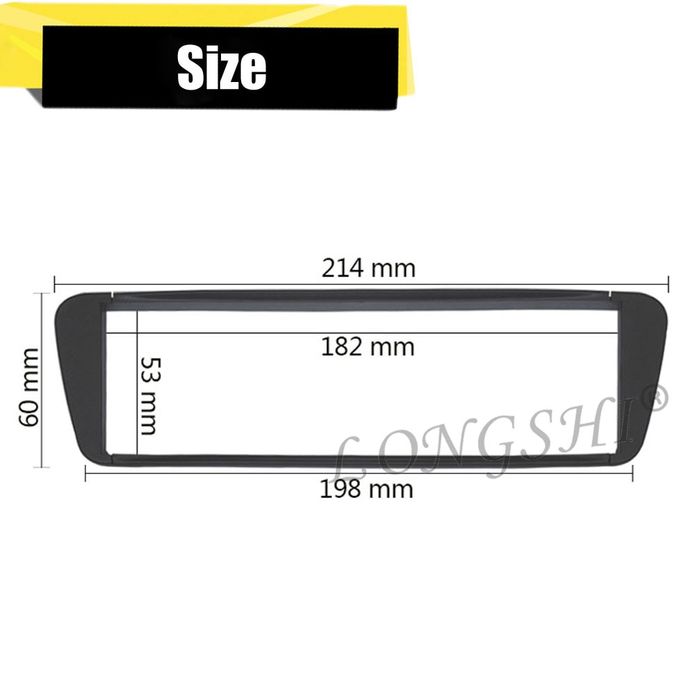 Panel de salpicadero para Radio de coche de un Din para Citroën Xsara Picasso 1999, tablero de unidad principal, Kit de instalación de embellecedor envolvente con marco de salpicadero 1din