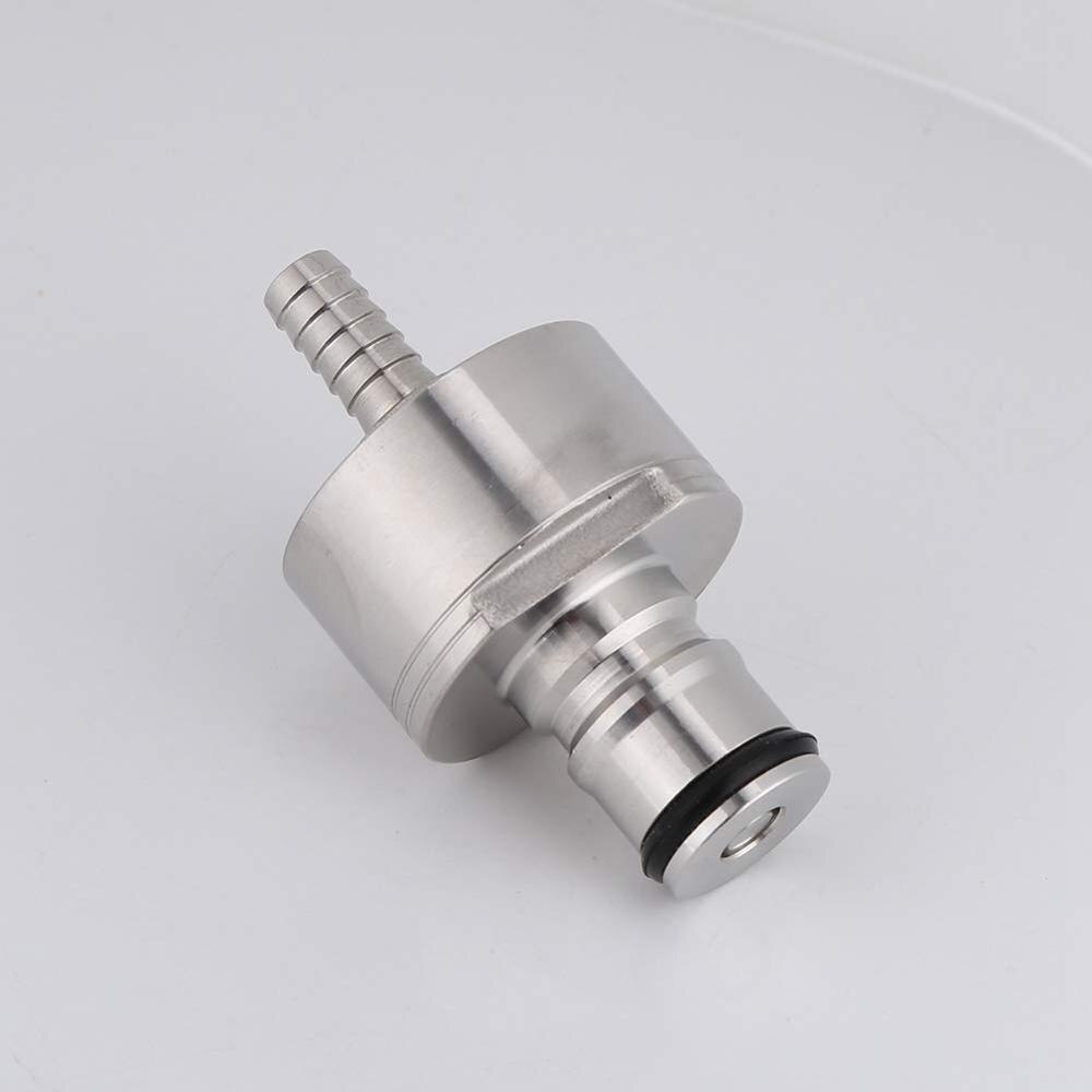 304 Stainless Carbonation Cap w/ 5/16" Barb, Ball Lock Type, fit soft drink PET bottles, Homebrew Kegging
