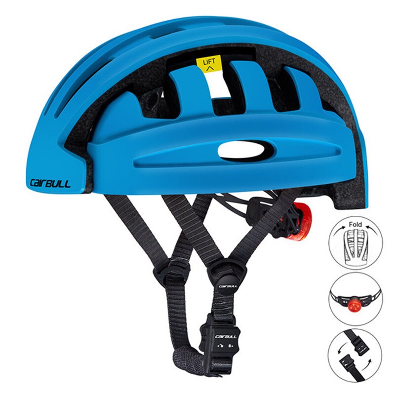 Opvouwbare Fietshelm Lichtgewicht Draagbare Veiligheid Fietshelmen City Bike Sport Fiets Helm Casco Ciclismo