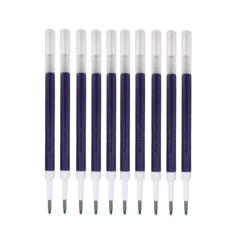 10 stks/set Kawaii MUJIs Gel Pen Zwart/Rood/Blauw 0.38mm 0.5mm Inkt Japan Kleur Pen kantoor School Balpen Japanse Briefpapier: Blauw