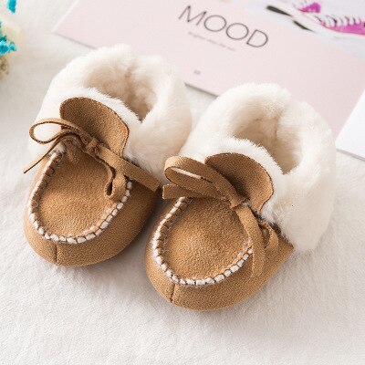 Neugeborenen Baby Stiefel Winter Erste Wanderer Quaste Baby Mädchen Schuhe Pelz Schnee Super Warme Prewalkers Weiche Sohle Keine-Unterhose booties Beute: Kamel / 13