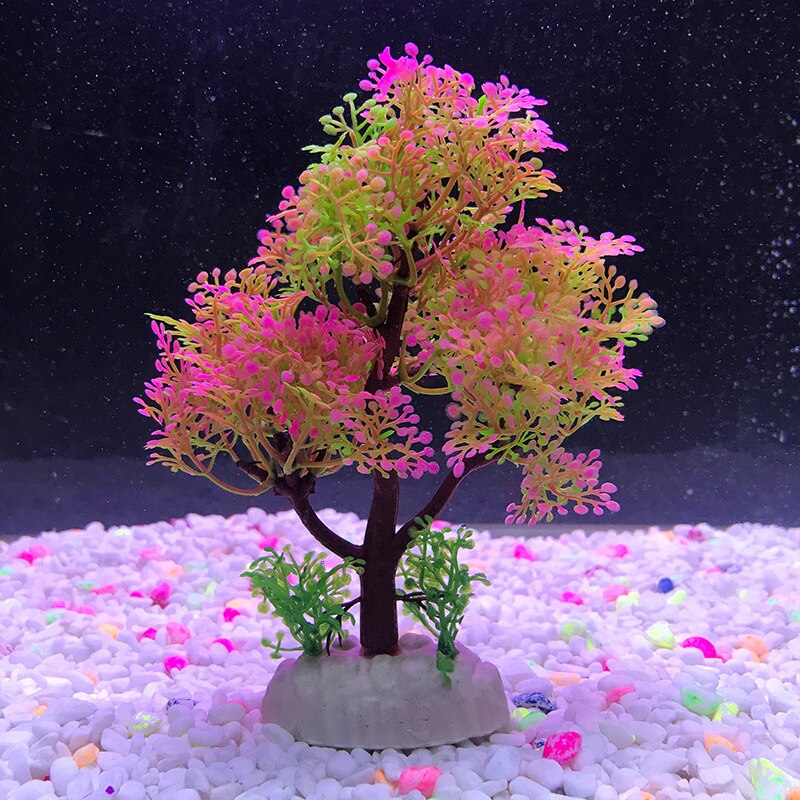 Simulatie kunstplanten aquarium decoratie water onkruid ornament plant aquarium thuiskantoor aquarium gras decoratie: 2