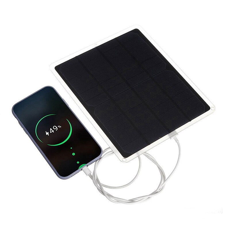 20W 12V Monocrystalline Solar Panel, Portable Solar Charging Board, Waterproof 210X180mm