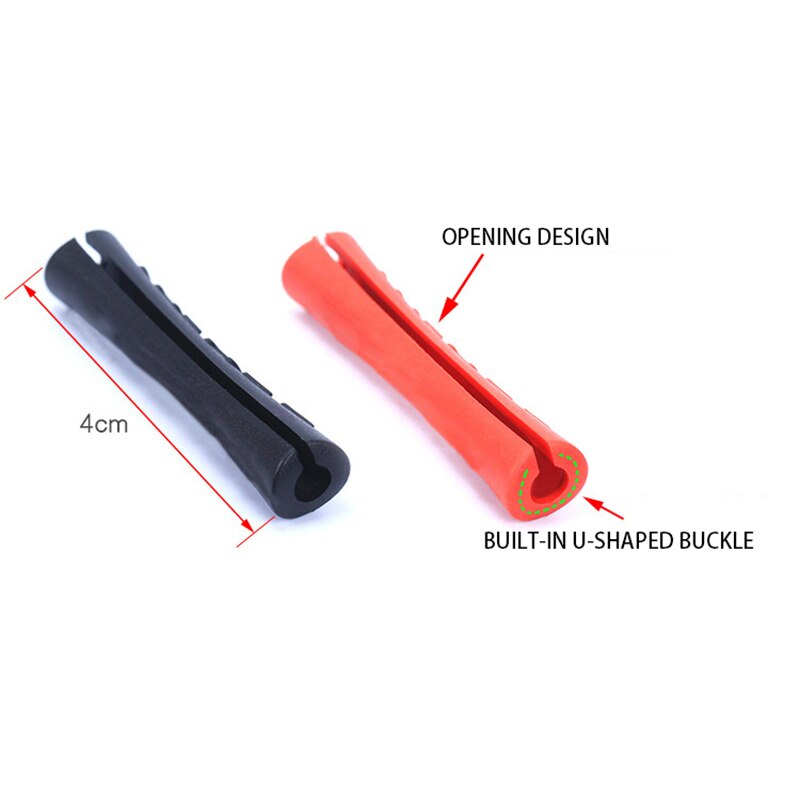 4 Pcs Fiets Remkabel Behuizing Rubber Protector Mouw Remkabel Protectors Gidsen Fietsen Deel Accessoires