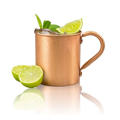 450ml 16.0oz 100%  kobber krus moscow mule holdbare kobberagtige øl krus kaffe krus mælk kop ren kobber kop drinkware: Default Title