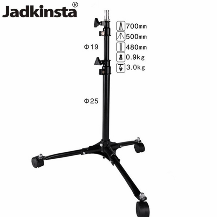 Jadkinsta Hintergrund Stand mit Räder Falsh Licht Stehen erweitert Höer 700mm für Studio Fotografie Stativ