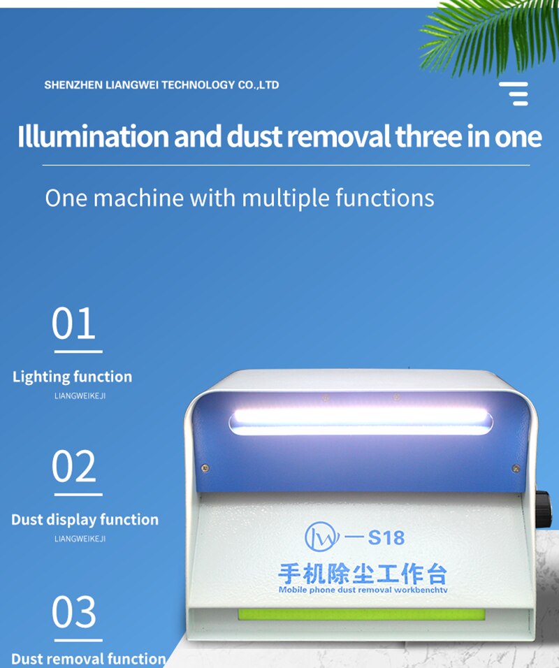 LW-S18 Mobile Phone Repair Dust Removal Clean Bench For LCD Reurbish Mobile Phone Repair Tool