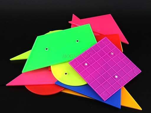 Matematiikan opetusvälineet magneettinen kolmio pyöreä neliö puolisuunnikkaan suorakaiteen muotoinen geometrinen graafinen opettajan opetus
