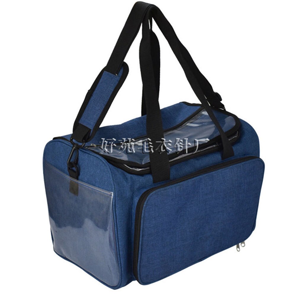 Knitting Bag Portable Yarn Storage Bag Tote for Wool Crochet Hooks Knitting Needles Sewing Supplies Set DIY Household Organizer: RE1954