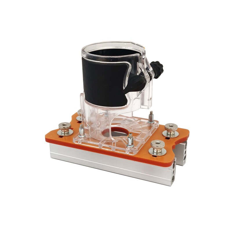 Woodworking 2 in 1 Invisible Buckle Hole Punch Locator Trimming Machine Slotting For Cabinet Wardrobe Furniture Connecting: Set B
