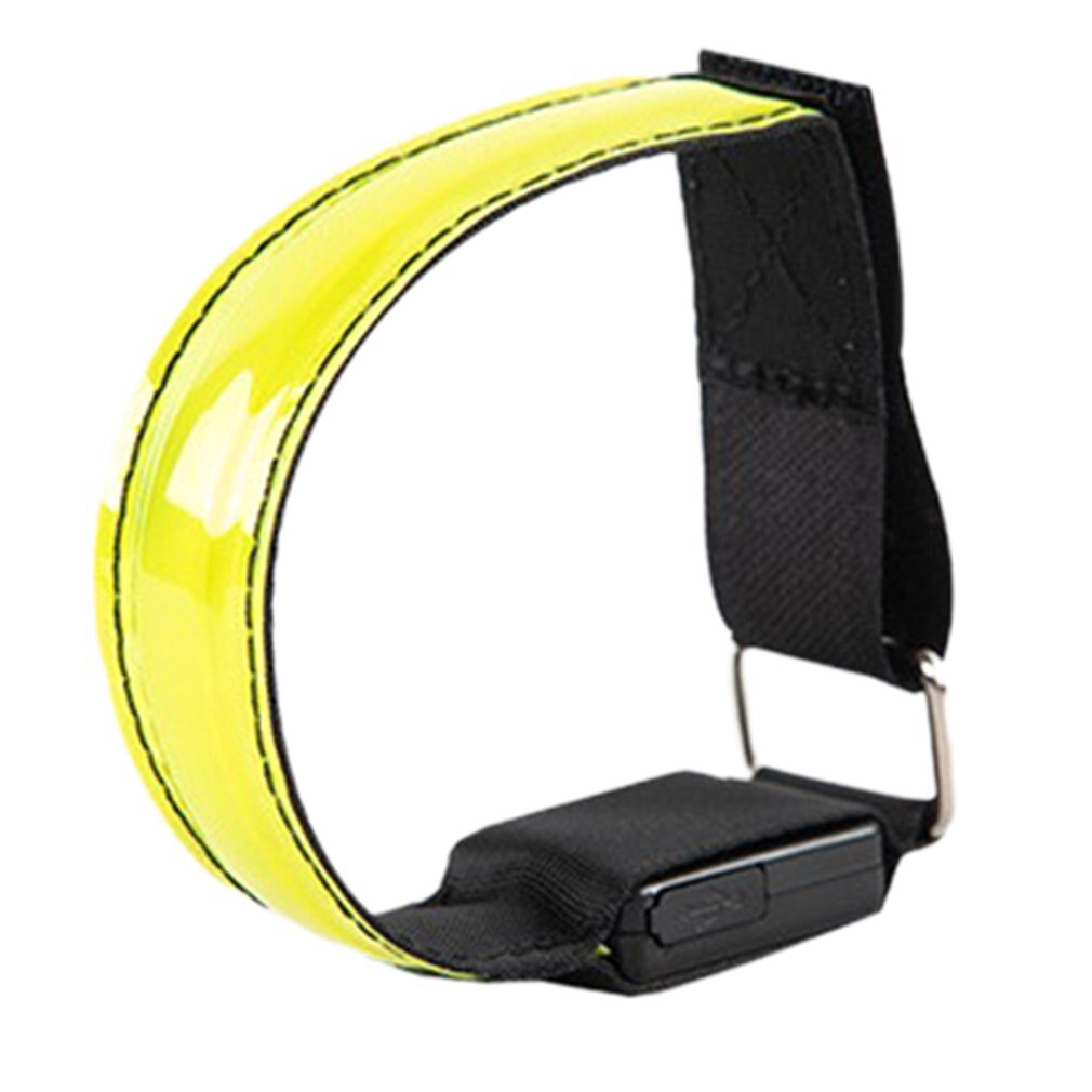 LED Arm Bands Lighting Bike LED Luminous Armband Safety Rechargeable Portable Sports Skating Party Armband Lamp Arm Belt: 4