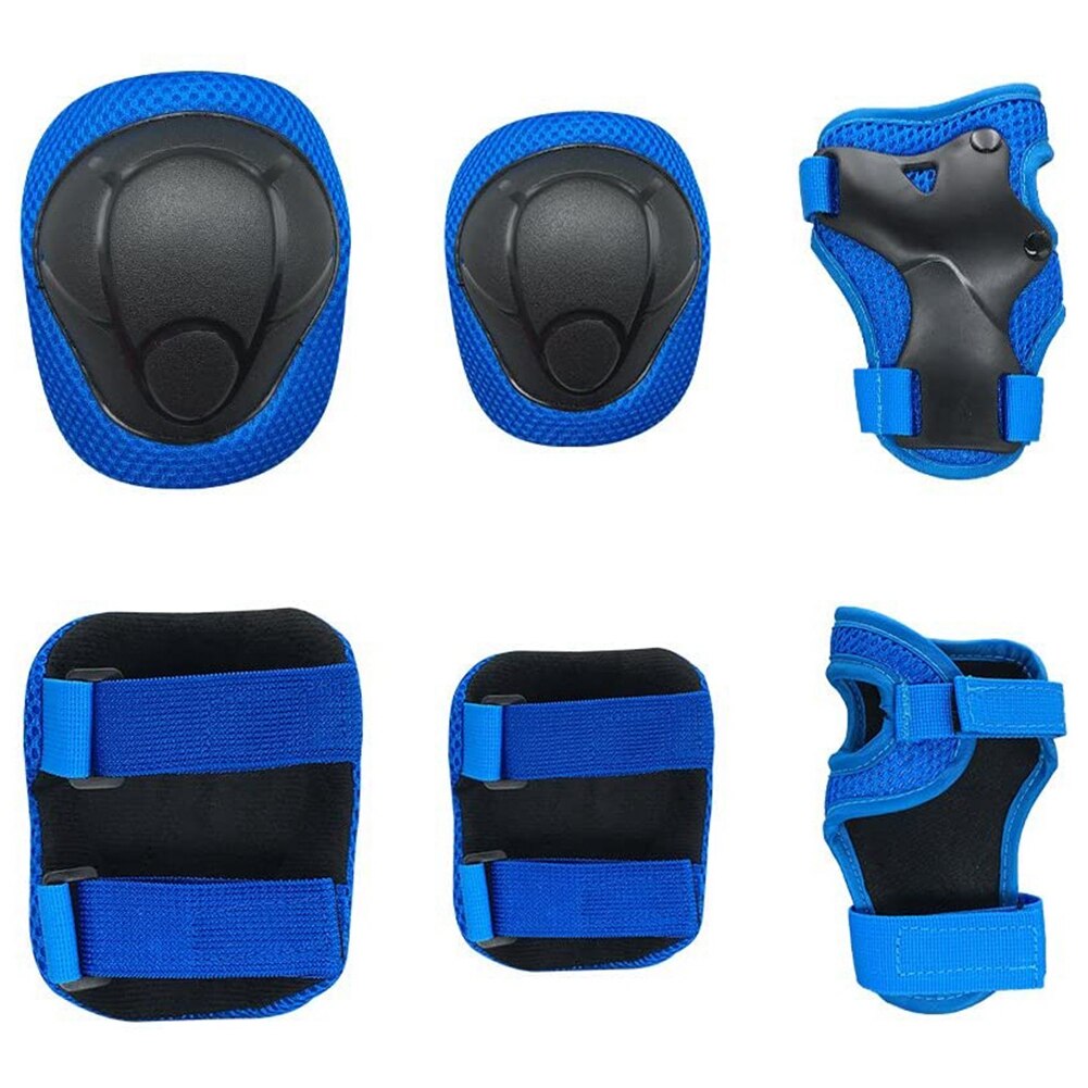 Hirigin-Juego de 7 unids/set de casco de seguridad para niños y niñas, conjunto de rodilleras y coderas, para ciclismo, patín, casco de bicicleta, protección de seguridad