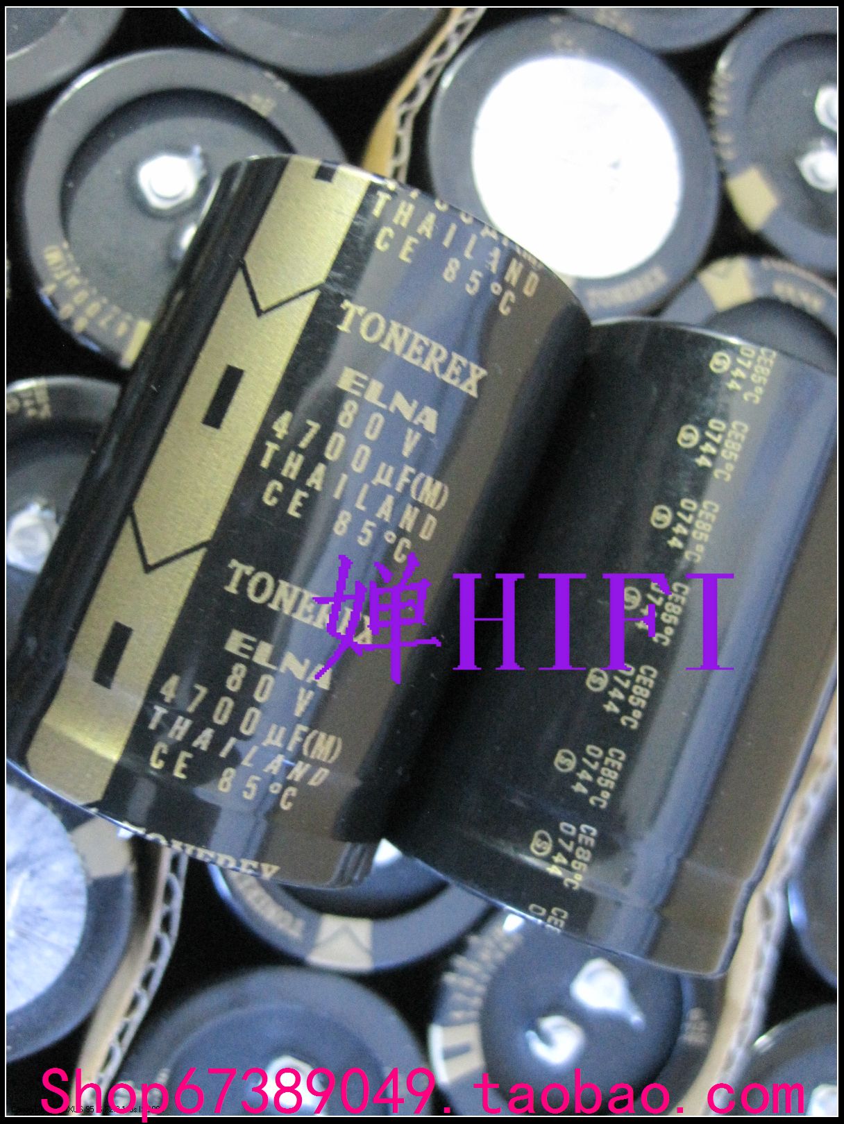 2 sztuk ELNA TONEREX 80V4700UF 35X50MM obrabować 4700UF 80V tuner kondensator audio 4700 uf/80 v czarne złoto