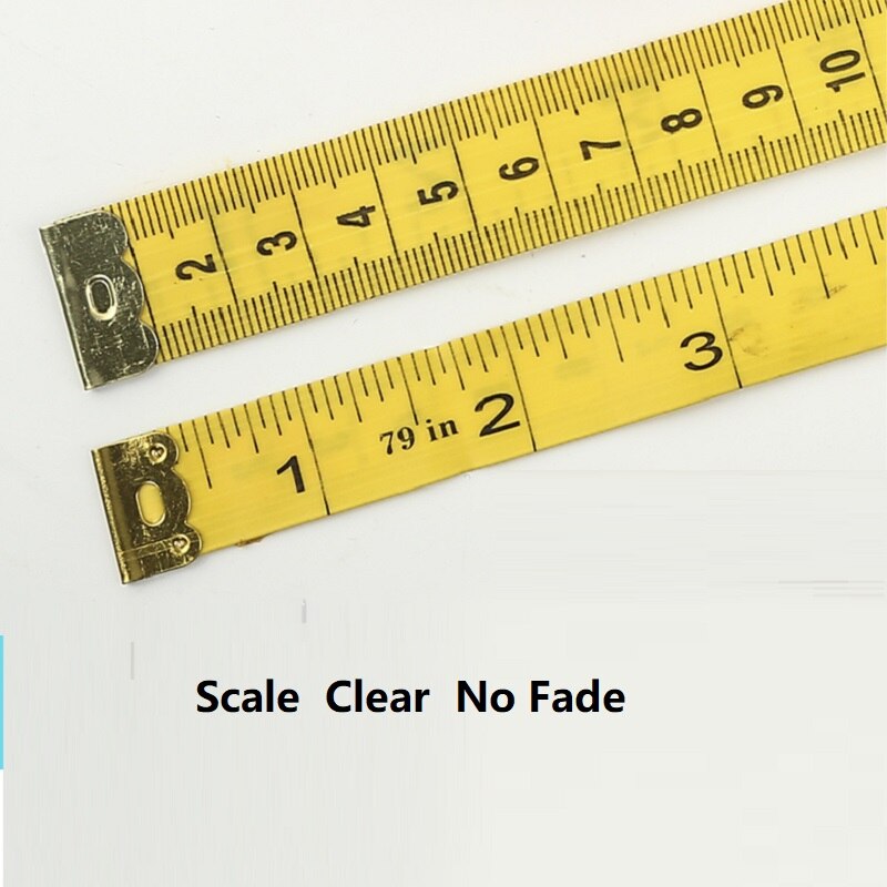 Mesureing Tape Retractable Foot Measure Ruler For Sewing Meter Children's Growth Mini Soft Inch High Precision Double Scale