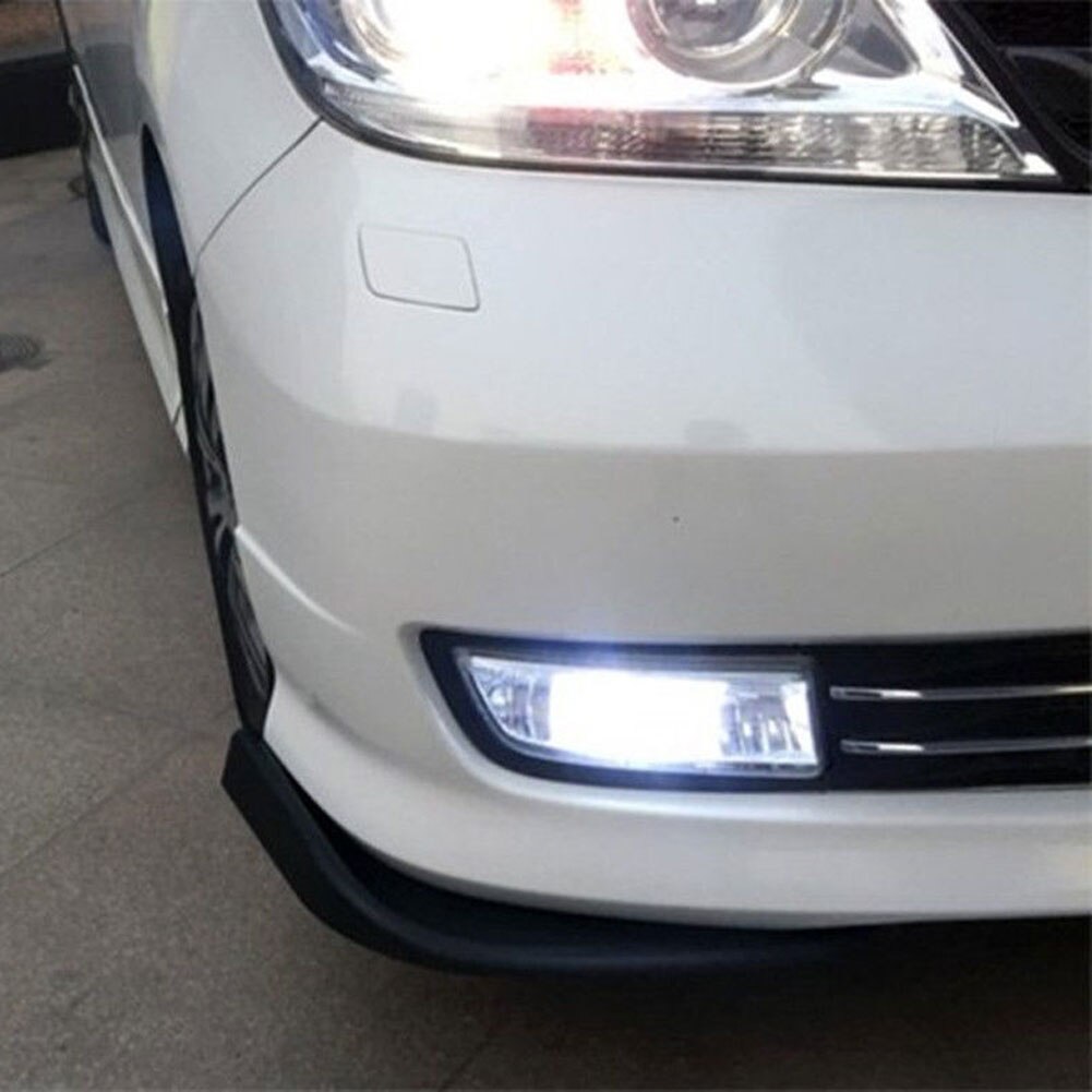 2Pcs Universal Car Front Bumper Splitter Lip Spoiler Diffuser Guard Cover Trim Auto Scratch Protector Auto Parts