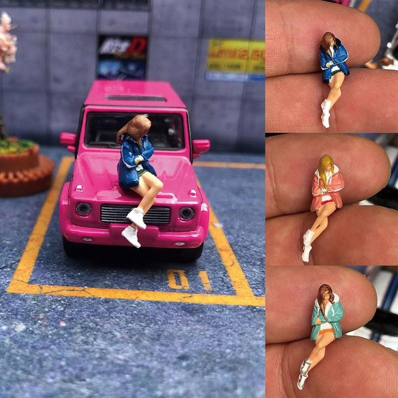 1pc Model lalki makro 1:64 wysokiej jakości modne ubrania dziewczyny lalki precyzyjne ręcznie robione lalki wykwintne i piękne