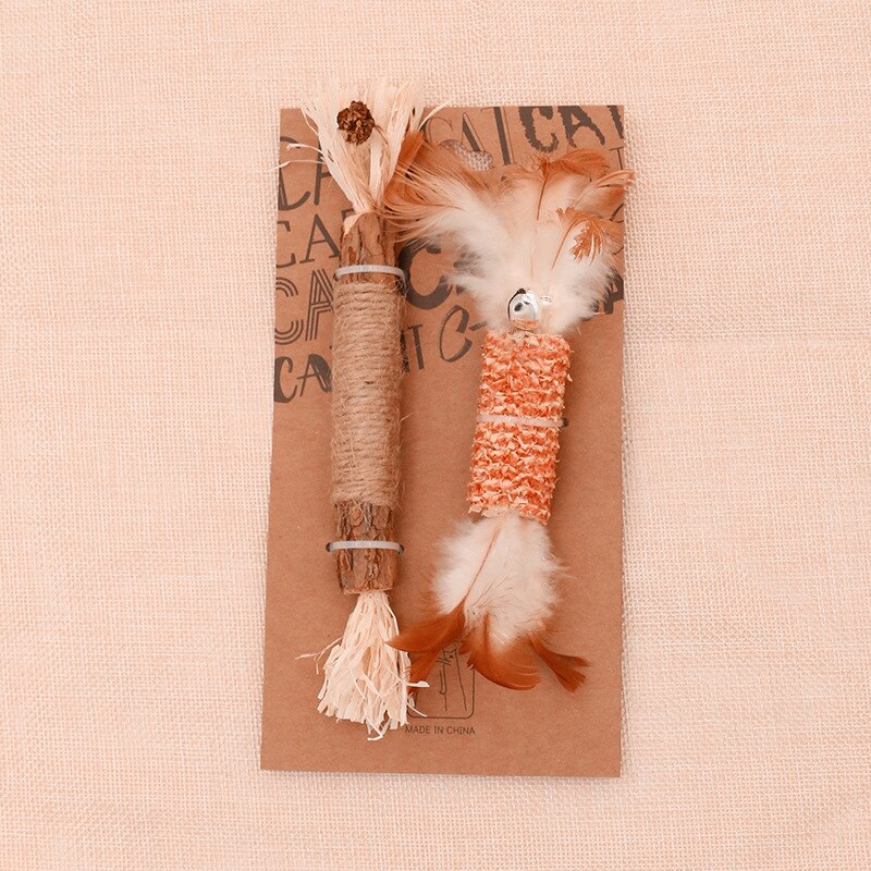 Casse-croûte bouche propre pour chat, jouet interactif, auto-soin, plume, poisson, chaton, Mutianliao, bâton de molaire de digestion: corn and stick
