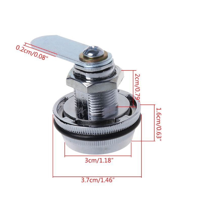 3-Digit Combination Letter Box Locks Zinc Alloy Drawer Locks Security Cam Lock Secure Important Files and Drawers serrure tiroir