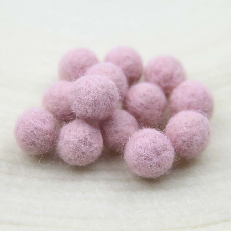 10pcs/lot Wool Felt Balls Round Wool Felt Balls DIY Home Decoration Mixed Color 20MM Pom Poms Ball Felt