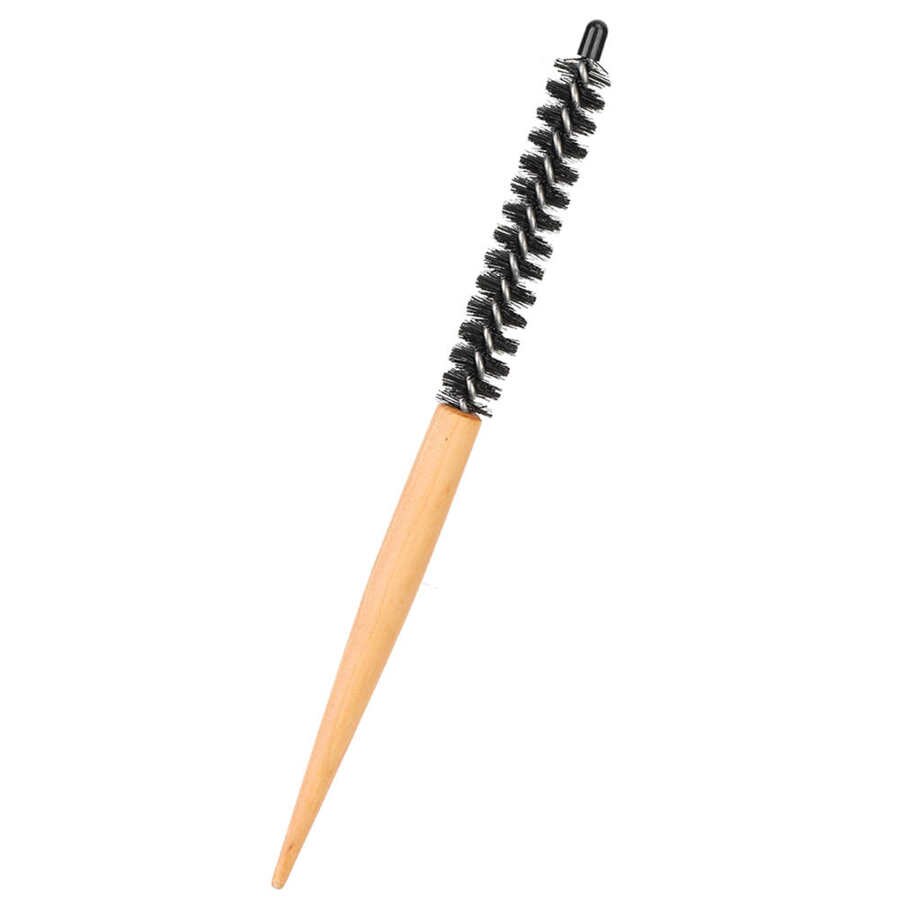 Cepillo redondo pequeño de 16/20mm, peine de peinado de pelo corto, cepillo de nailon para rizar el cabello, maquillaje, herramienta de peluquería