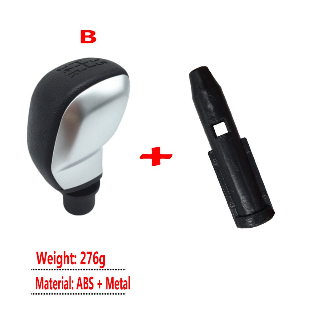 MT 5 Geschwindigkeit Schaltknauf für Peugeot 306 406 307 308 407 106 206 107 207 301 605 807 3008 5008 Partner für Citroen C2 C3: D